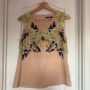 Oasis floral sleeveless top